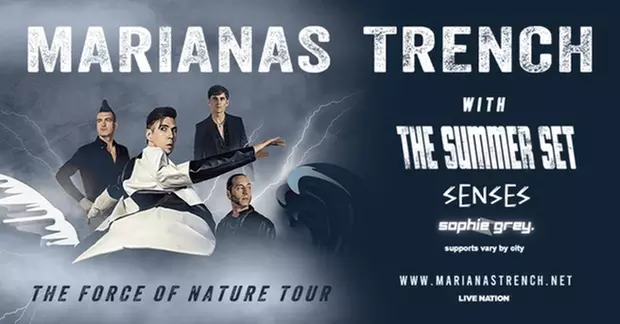 Marianas Trench - The Force Of Nature Tour on October 5 at 7 p.m. - Primary Image