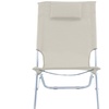 Image 2: Chaise de plage pliante "Giga Silver" en tissu Oxford