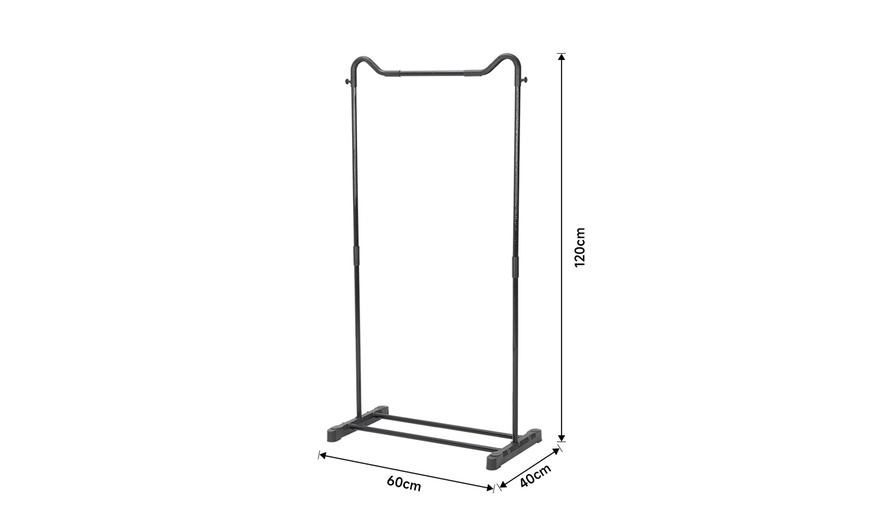 Image 5: Freestanding Metal Clothes Rack