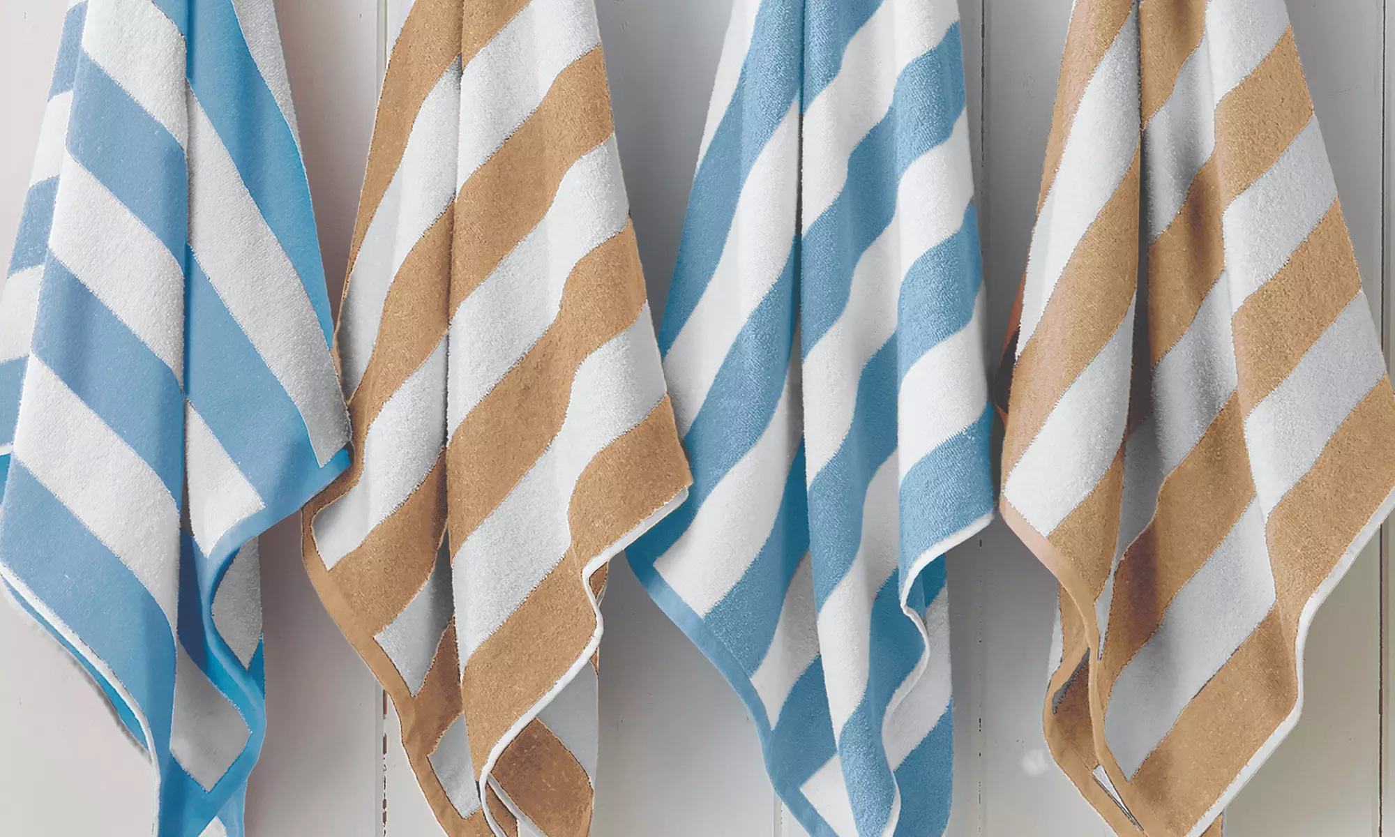 4 Pack Premium Cotton Cabana Beach Towel