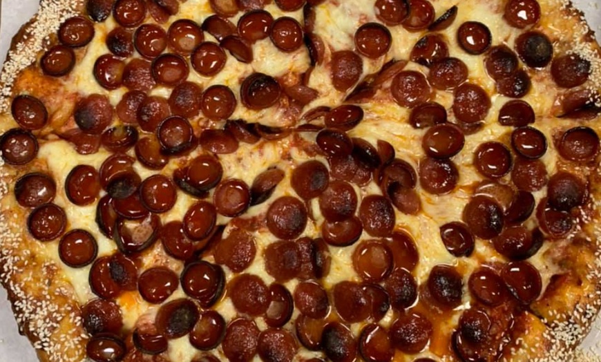 Image 13: 1 or 3 12'' Pizza's w/ 2 Toppings, Wings, & Beers, Wines or Cocktails
