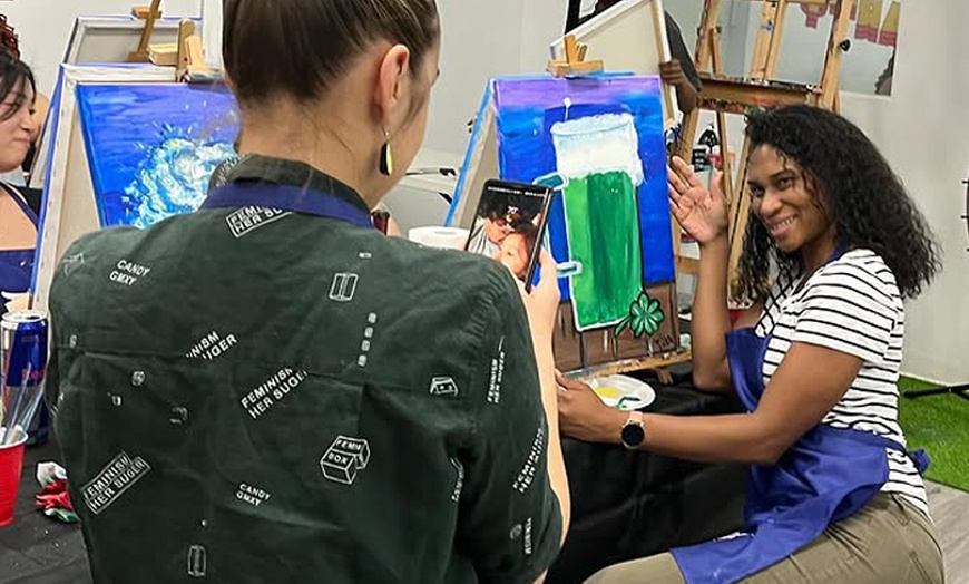 Image 11: Paint & Sip Experiences at LA's Celebrity Creative Hub