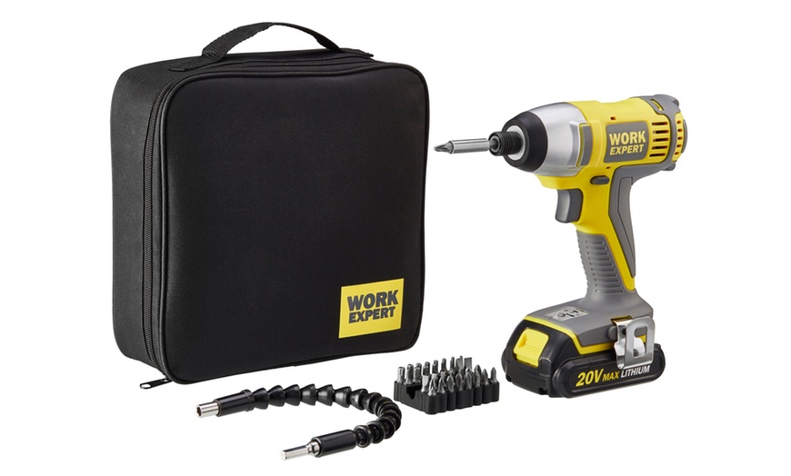 Image 9: Cordless 20V Drill Set