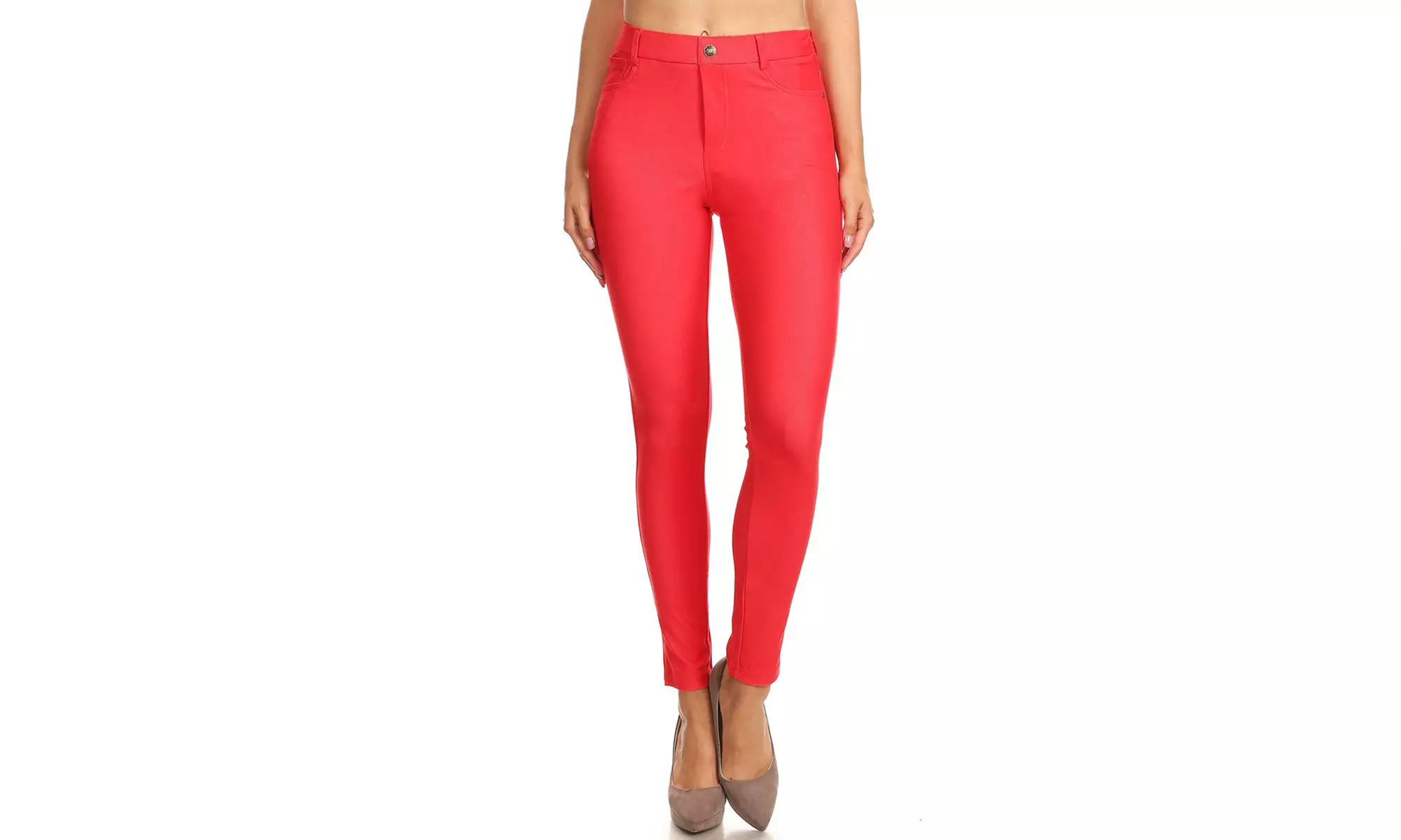  Women's Knit Jean Jeggings S-3X. Also Plus Skinny Pull On Pants