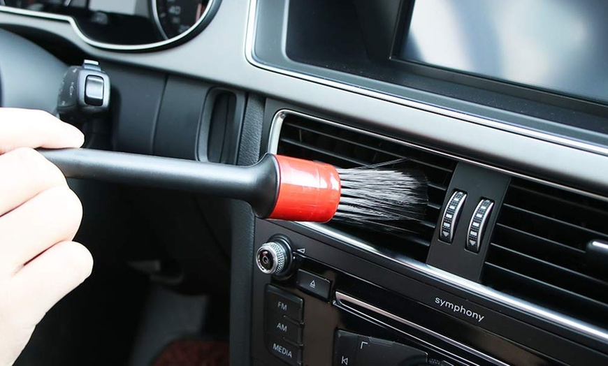 Image 1: Car Detailing Brush Set