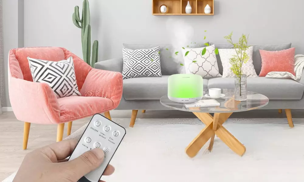 Aromatherapie-Diffusor mit LED-Beleuchtung und Fernbedienung