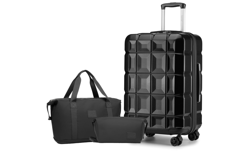 Image 13: 1 ou 4 valises avec compartiments spacieux