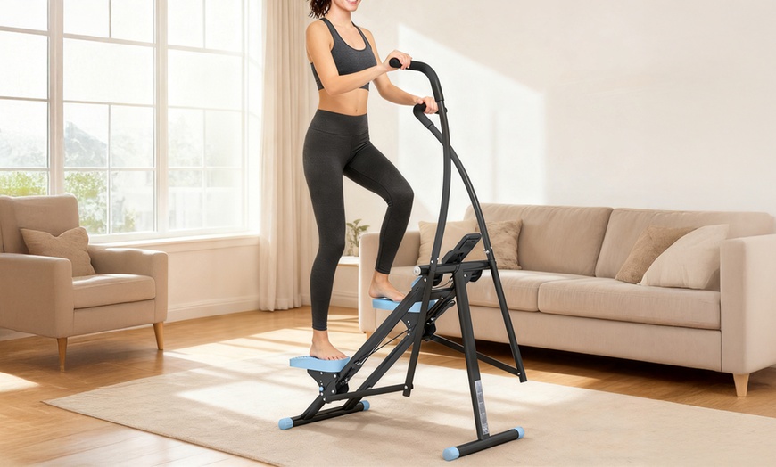 Image 4: SPORTNOW Stair Stepper, Adjustable Pedal Heights for Home Gym