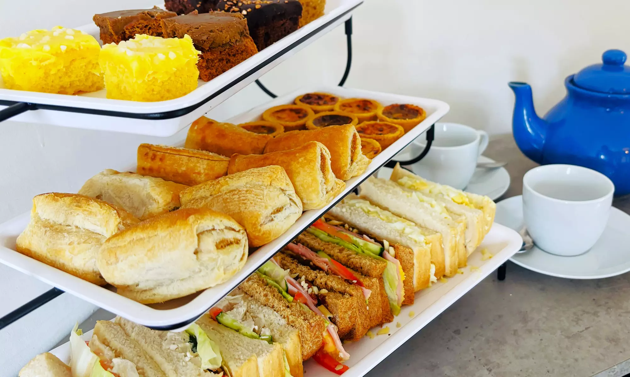 Classic and Freshly Made Afternoon Tea for One, Two, or Four People