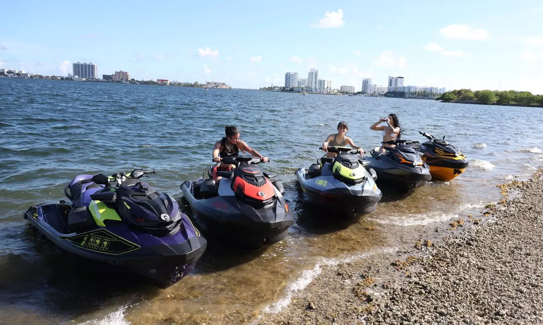Ride the Waves: Miami Waverunners Water Sports: Jet Ski with Boat Tour