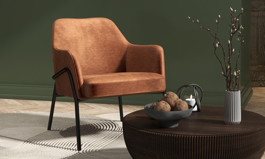 Image 1: Sillón lounge de tela Doosense