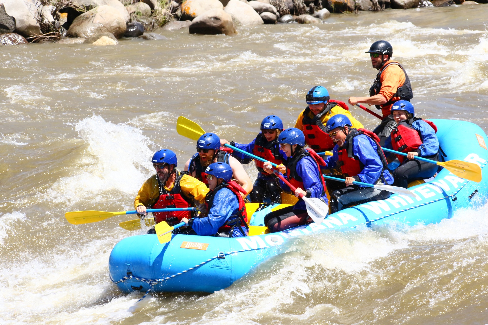 Yellowstone River Whitewater 8-Mile Rafting for for Adults or Youth!