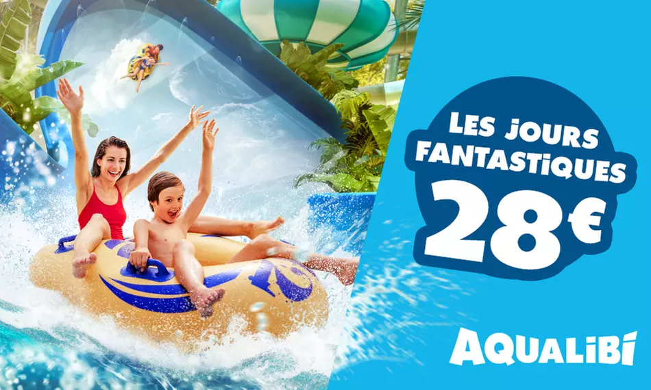 Les Jours Fantastiques d'Aqualibi : une journée d'aventure du 3 septembre au 4 janvier 2026 (20% de remise) - Primary Image
