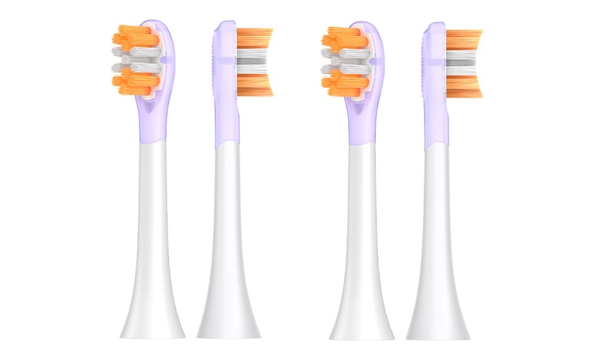 Image 2: 4Pcs Toothbrush Heads for Philips