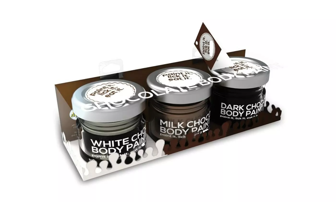 Chocolate Lovers Edible Body Paint Set (3-Piece) - Primary Image