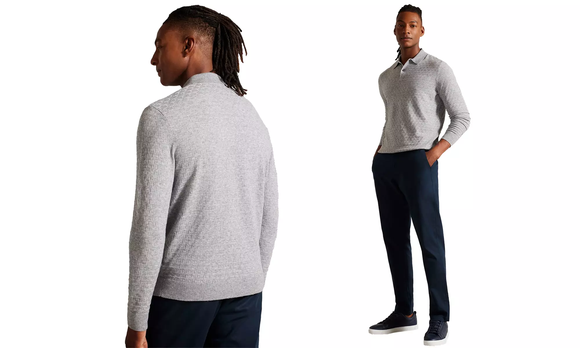 Ted Baker Men's Knitted Polo Shirt