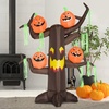 Image 16: HomCom Halloween Inflatable Tree with LED Lights