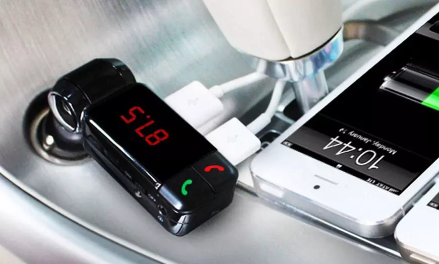 Image 4: 4-in-1 handsfree carkit