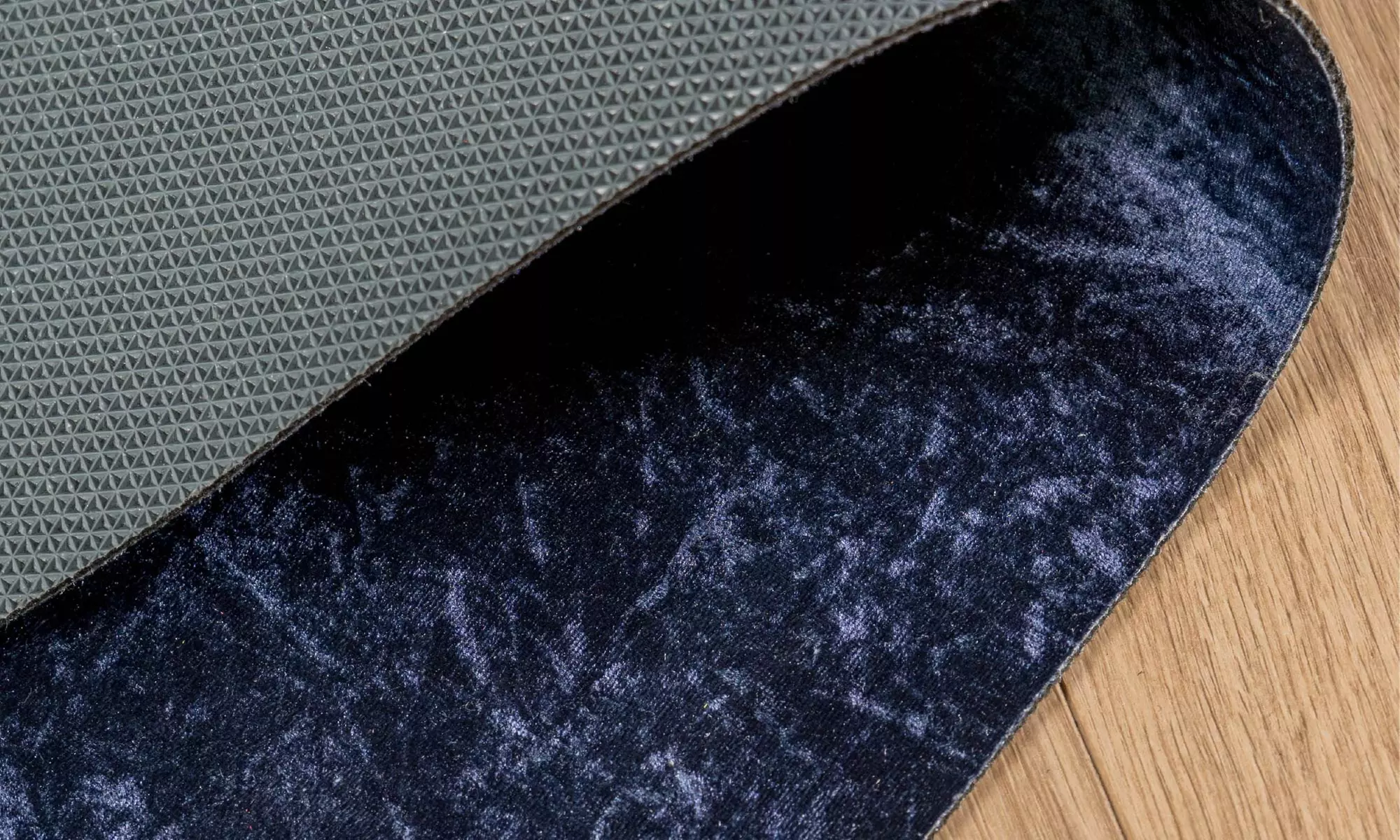 Tapis de cuisine en polyester effet velours