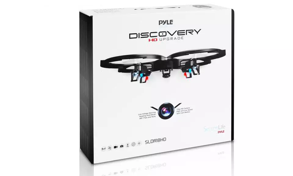 SereneLife SLDR18HD Quadcopter with Built-In 720p HD Camera and 2.4GHz Wireless Remote Control - Second Medium