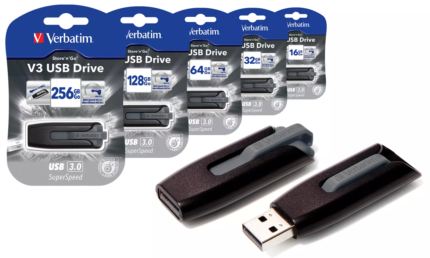 Verbatim Store'n'Go USB 3.0 Pendrive 16GB-256GB - Primary Image