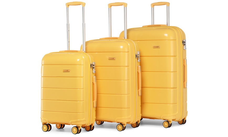 Image 2: Kono Hard Shell Individual Suitcases or Suitcase Set 