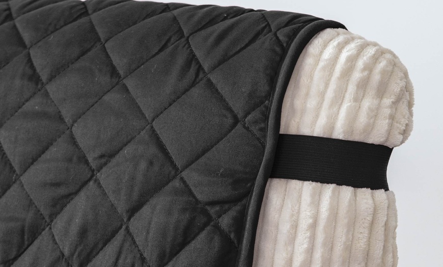 Image 28: Copridivano trapuntato antmacchia