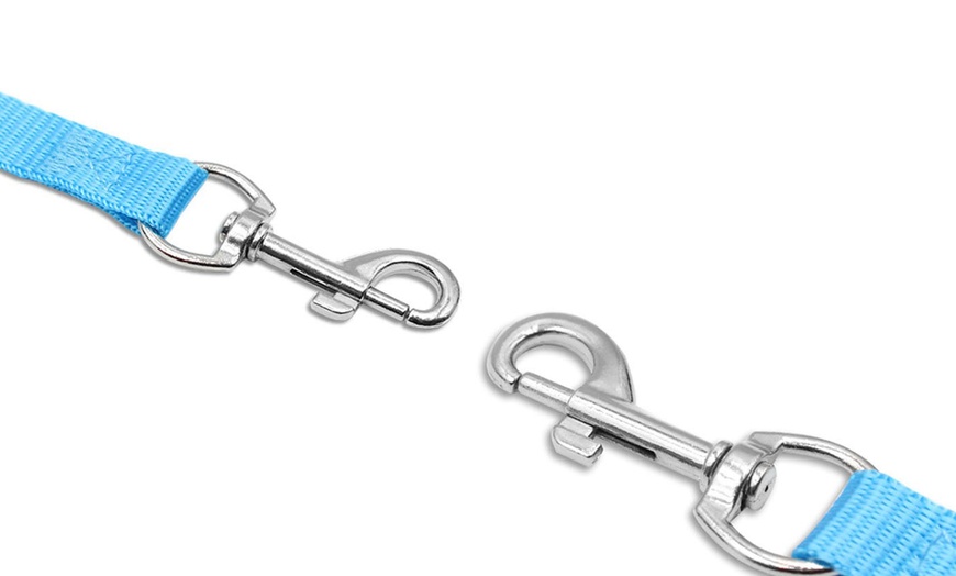 Image 5: Breathable Mesh Step-In Harness and Leash Set for Small Dogs