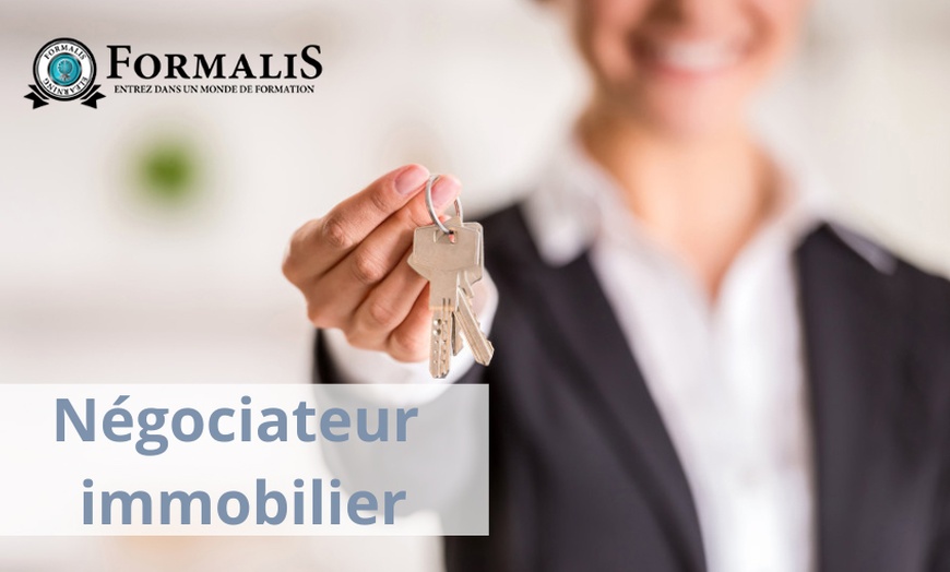 Image 1: Devenez négociateur immobilier : formation en ligne avec Formalis