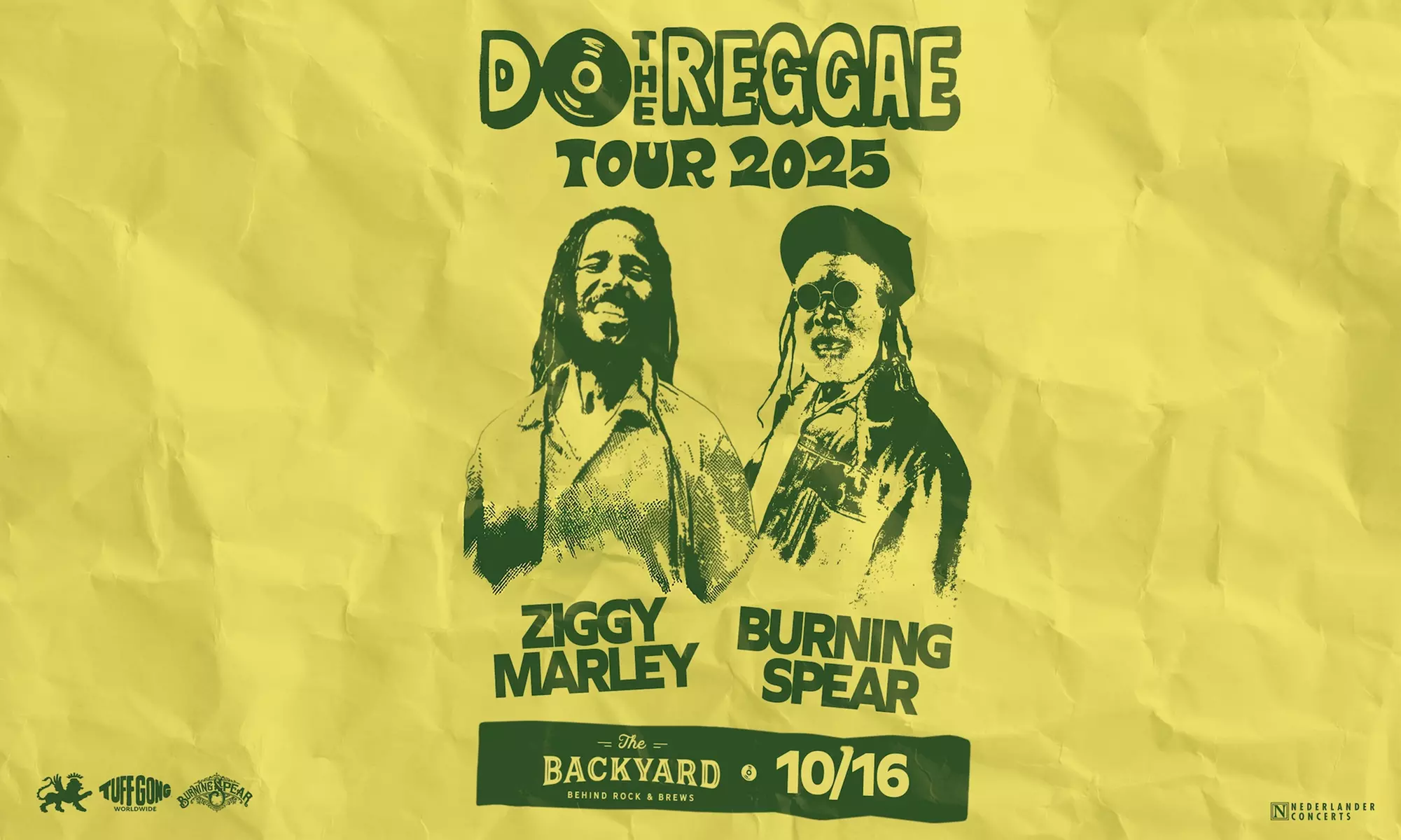 Ziggy Marley and Burning Spear: Do The Reggae Tour on October 16th at 7:30 PM