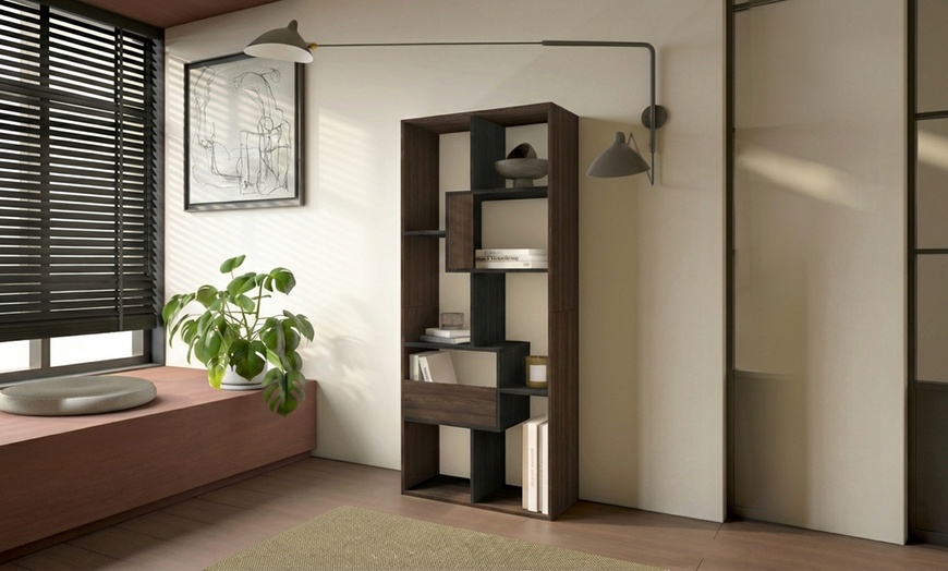 Image 59: Multi-Position Designer Bookcase