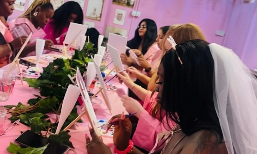 Image 6: Enjoy a Sip & Paint Afternoon Tea Experience for One, Two or Four