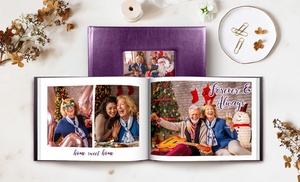 A4 Personalised Leather Window Photobook