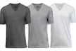 3-Pack Galaxy by Harvic Men's Short Sleeve Cotton Tees (S-2XL) — The Easy Staple Your Closet Needs! - Second Medium