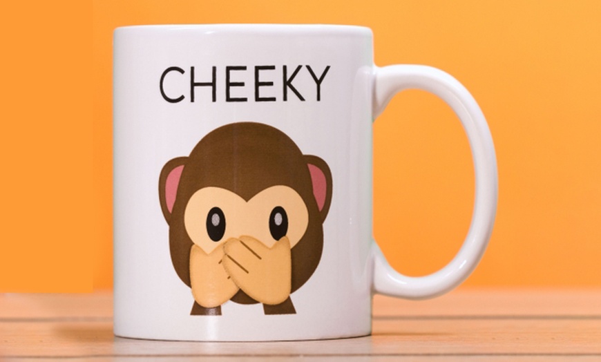 Image 3: Thumbs Up Cheeky Emoji Mug