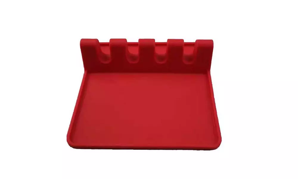 Silicone Spoon Rest with Drip Pad-Comes In 4 Colors