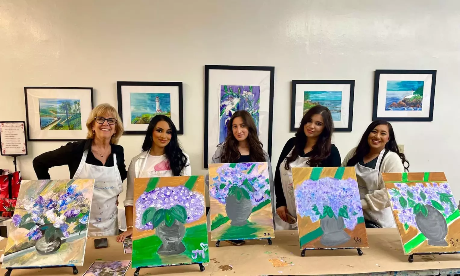 Wine & Sip Painting Experience or Kids' Art Class!