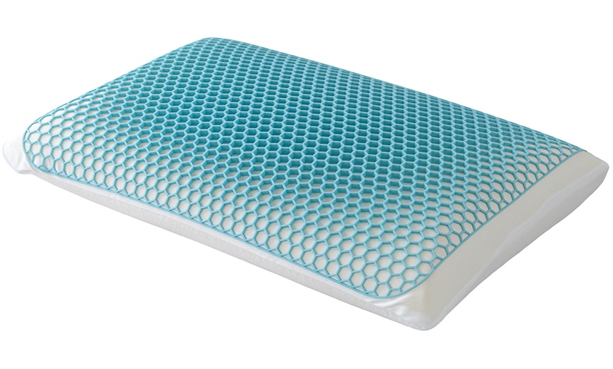 Image 2: Almohada de espuma viscoelástica y estructura alveolar, de Sampur