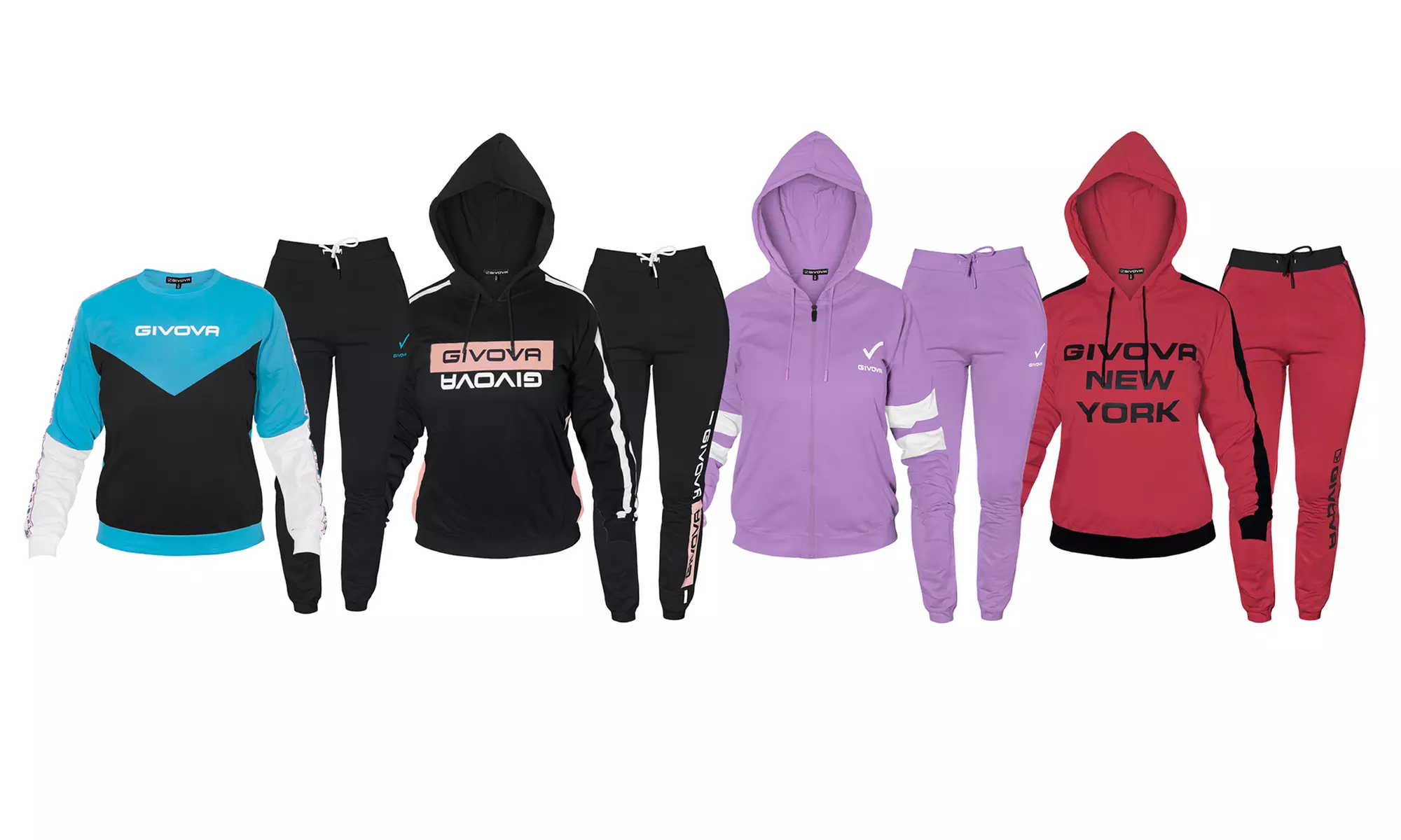 Tuta Givova da donna in 100% cotone