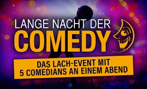 Lange Nacht der Comedy: 1 Ticket für Greifswald / Rostock / Stralsund Lange Nacht der Comedy: 1 Ticket für Greifswald / Rostock / Stralsund