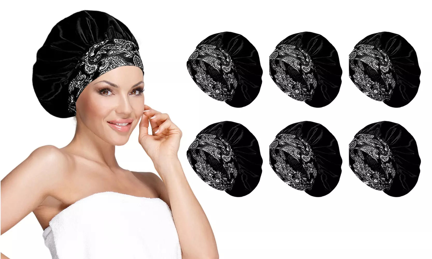 Women's Silky Satin Head Scarf Hair Wrap Cap Hat Headband Sleeping Bonnet
