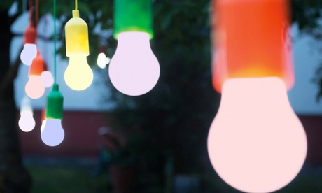 1 ou 2 packs d'ampoules LED suspendues avec télécommande