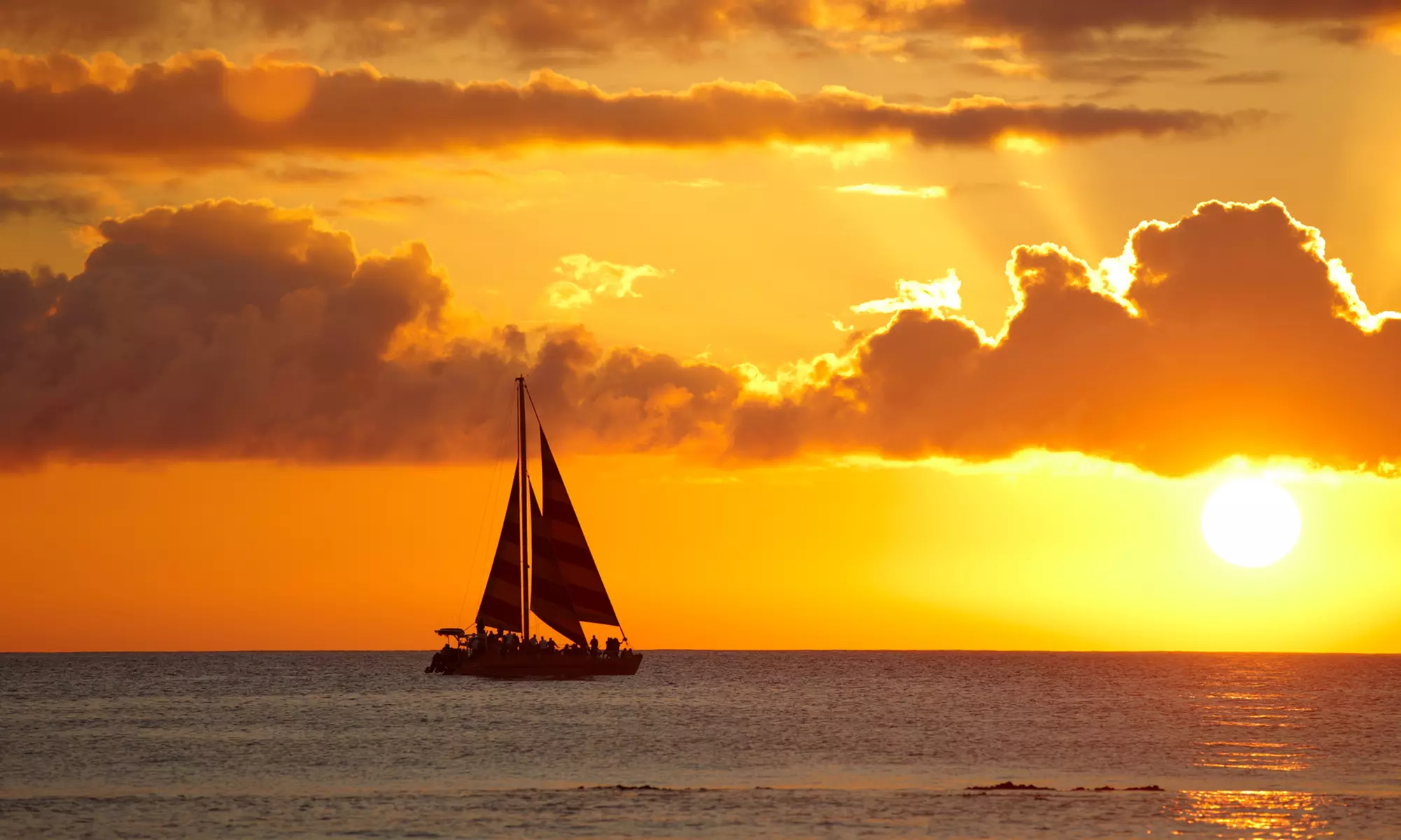 Sail into the Waikiki Sunset Sail for One, Two or Four Adults at VIP Tours and Activities (Up to 43%Off) - Primary Image