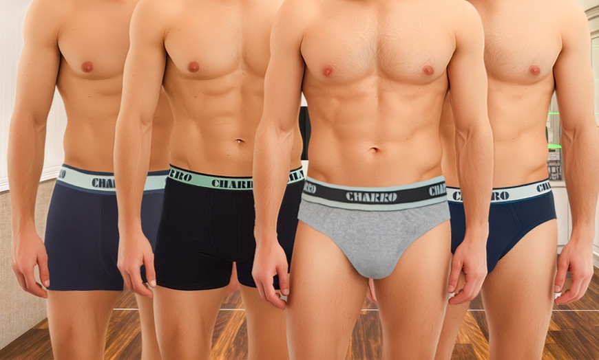Image 1: Bis zu 12x Charro Herren-Boxershorts oder -Slips