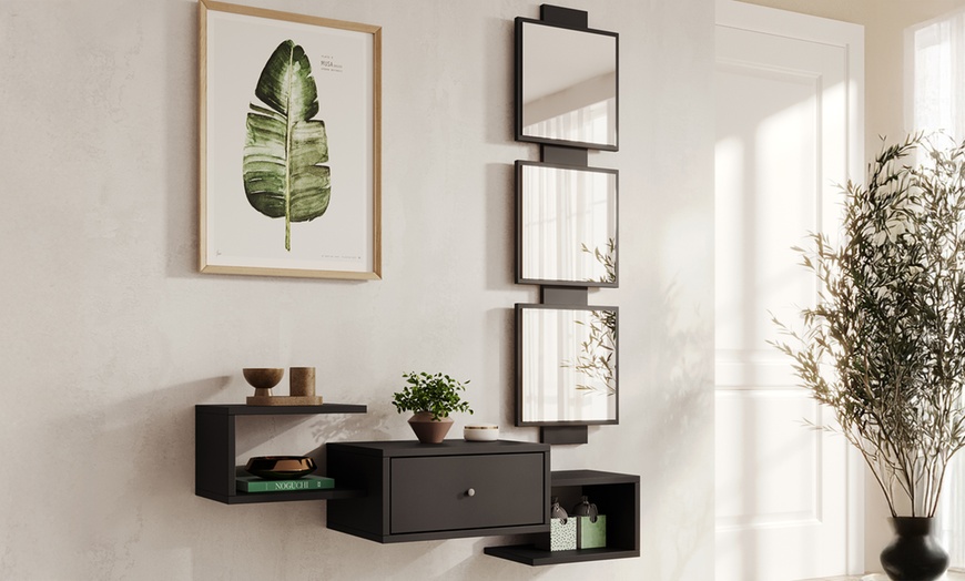 Image 5: Meuble d'entrée "Neo" avec tiroir et miroir