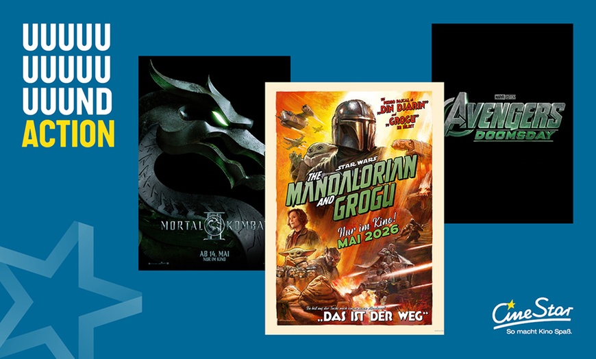 Image 6: 3, 5 oder 10 Kinobesuche für 1 Person in deinem CineStar!