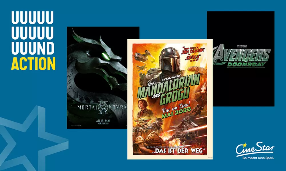 Bis zu 10 Kinobesuche für 1 Person für 2D-Filme inkl. Sitzplatz & Filmzuschlag bei CineStar (bis 58% sparen) - Second Medium