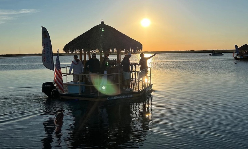 Image 6: BYOB Private Tiki Boat Cruises for Up to 6 in Sea Isle City