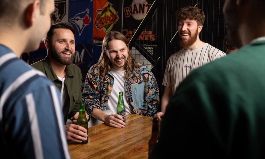 Image 12: Interactive Baseball Experience & 5-in-1 Games Access at 1st Base Bar