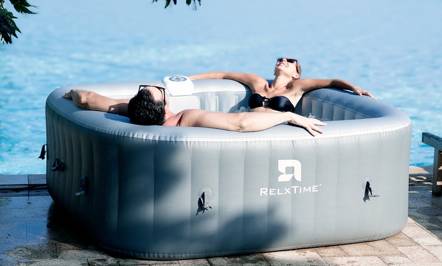 Image 1: Piscina gonfiabile con sistema di riscaldamento